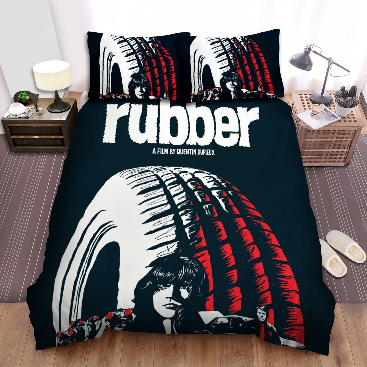 Rubber 2010 Paint Bedding Set Duvet Cover Gift For Christmas Birthday Thanksgiving