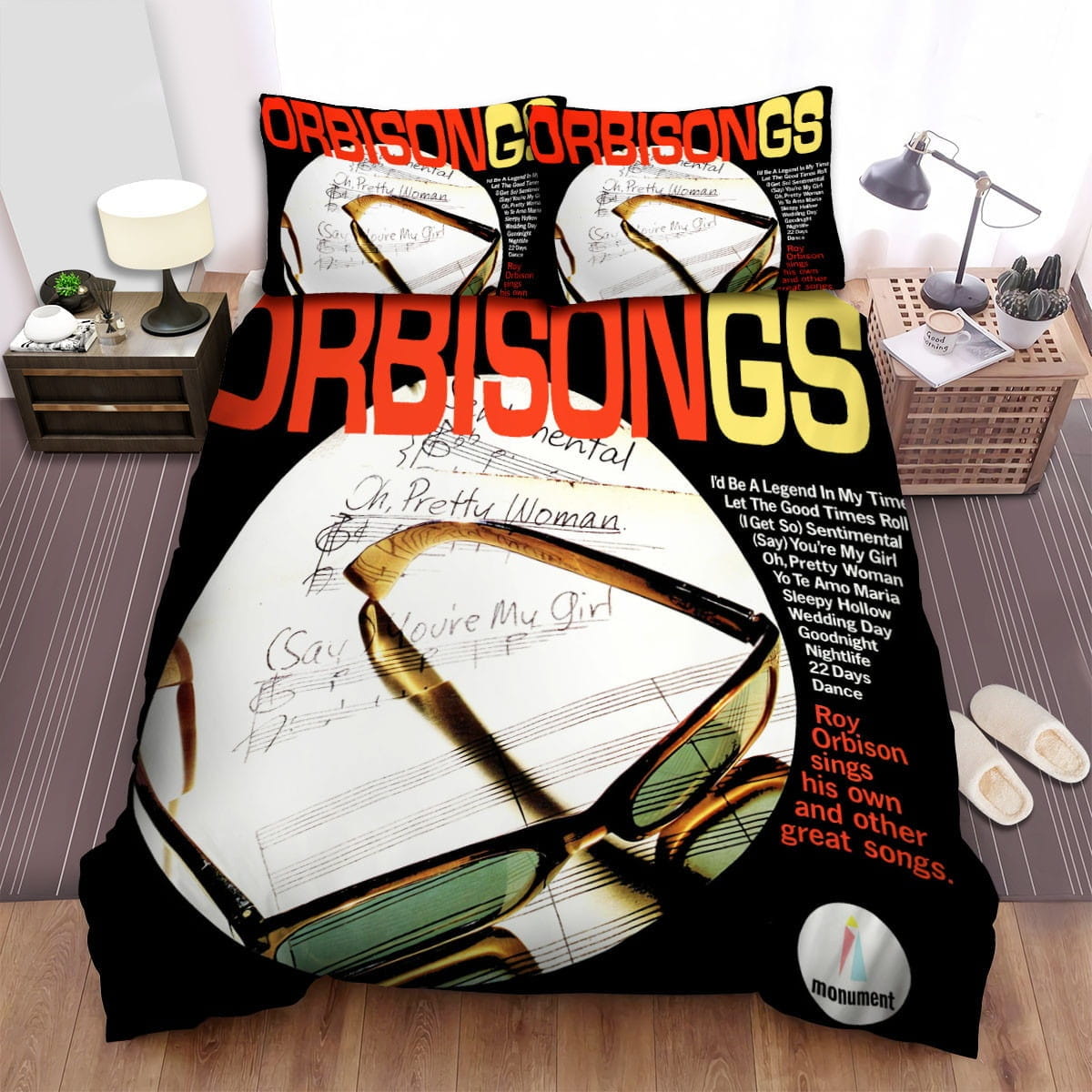 Roy Orbison Songs Bedding Sets Duvet Cover Flatsheet Gift For Wife Husband Besties