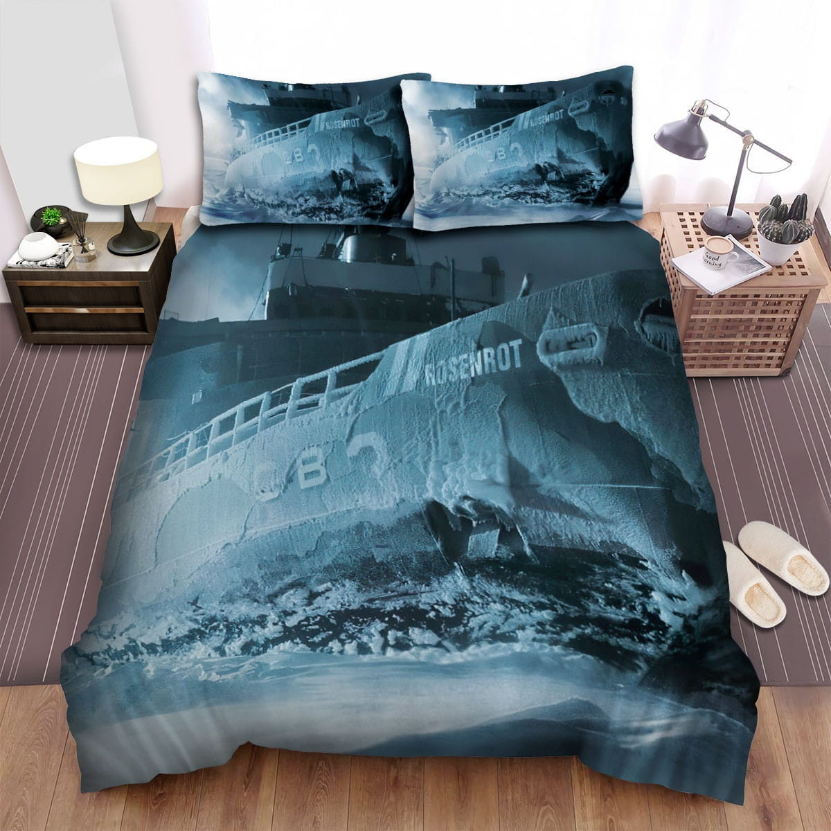 Rosenrot Rammstein Decorative Bedding Sets with Duvet Cover Flatsheet Pillowcases