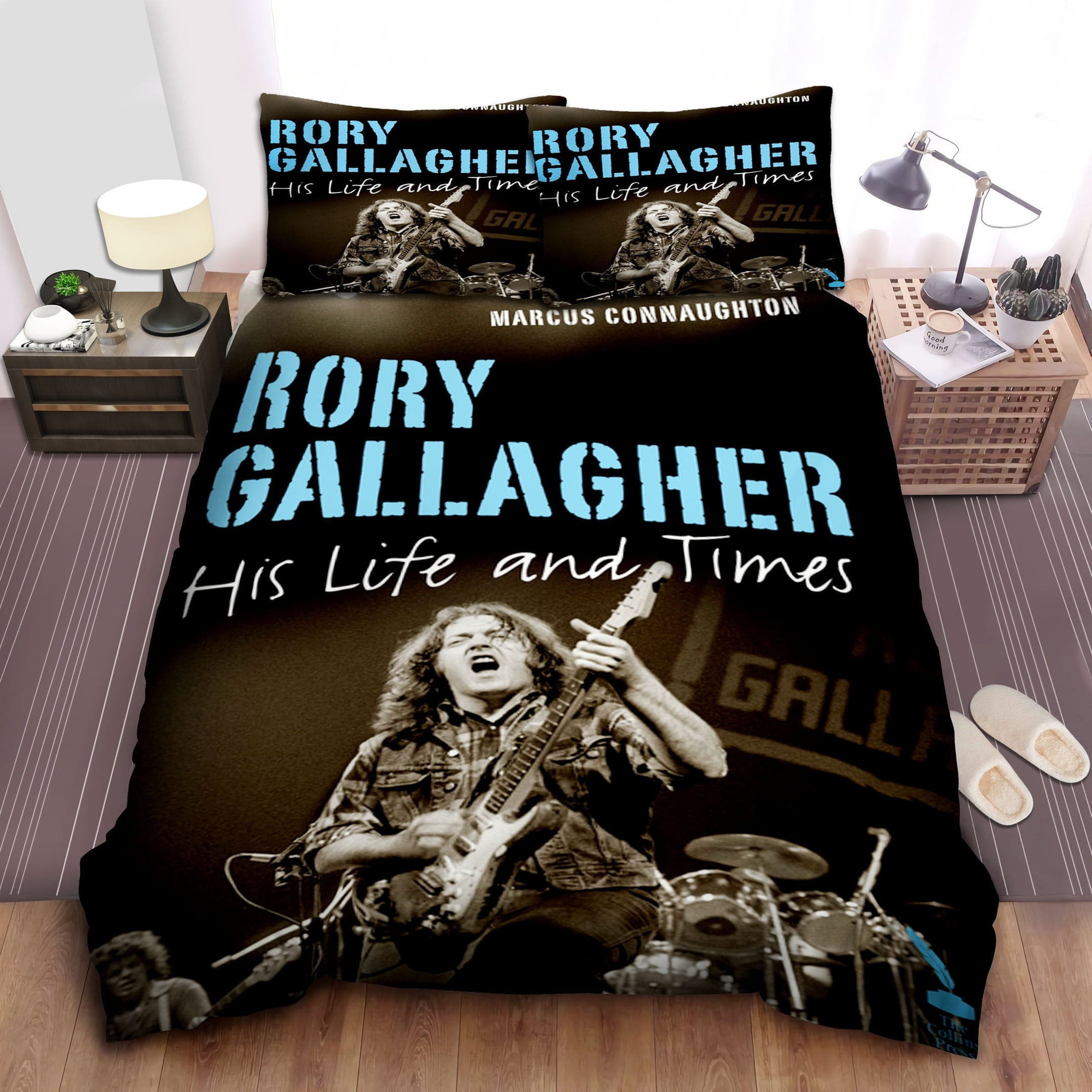 Rory Gallagher Bedding Sets Duvet Cover Flatsheet Gift For Christmas Thanksgiving Halloween