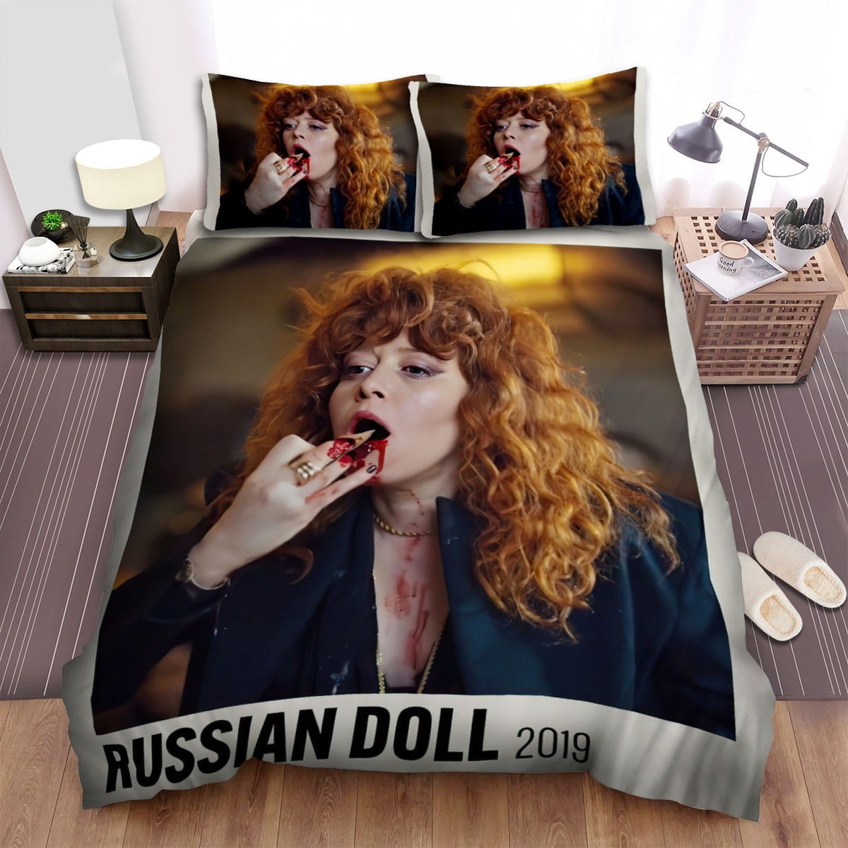 Russian Doll Movie Poster 2 Bedding Sets Duvet Cover Flatsheet Pillowcases Perfect Gift For Fans