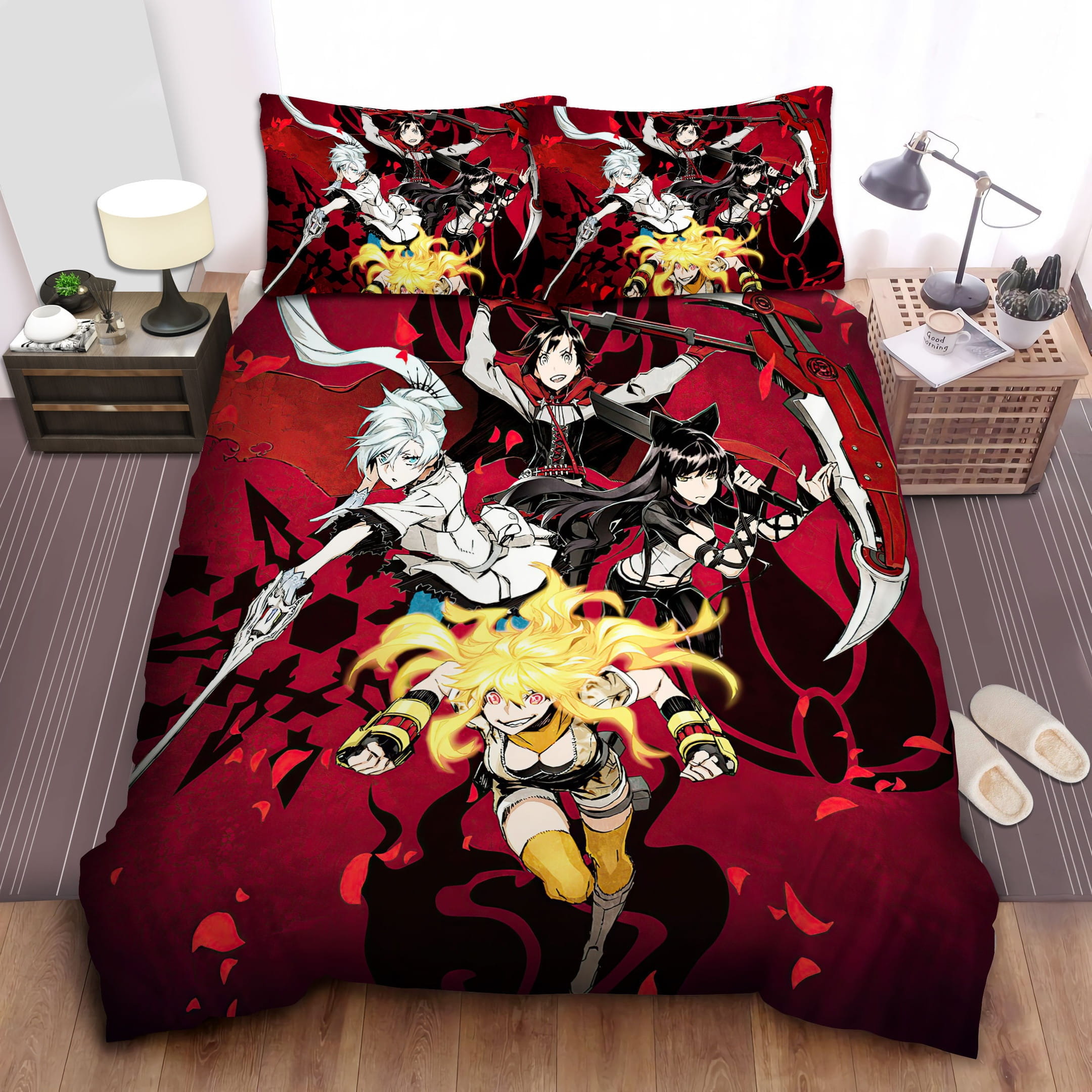 Rwby Grimm Defeater Bedding Sets Duvet Cover Flatsheet Pillowcases For Every Bedroom