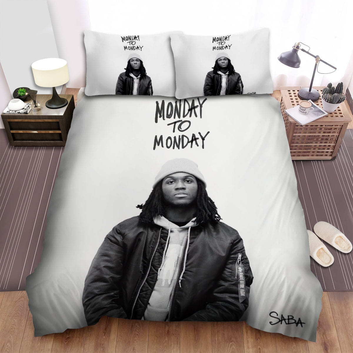 Saba To Monday Bedding Set Duvet Cover Gift For Christmas Birthday Thanksgiving