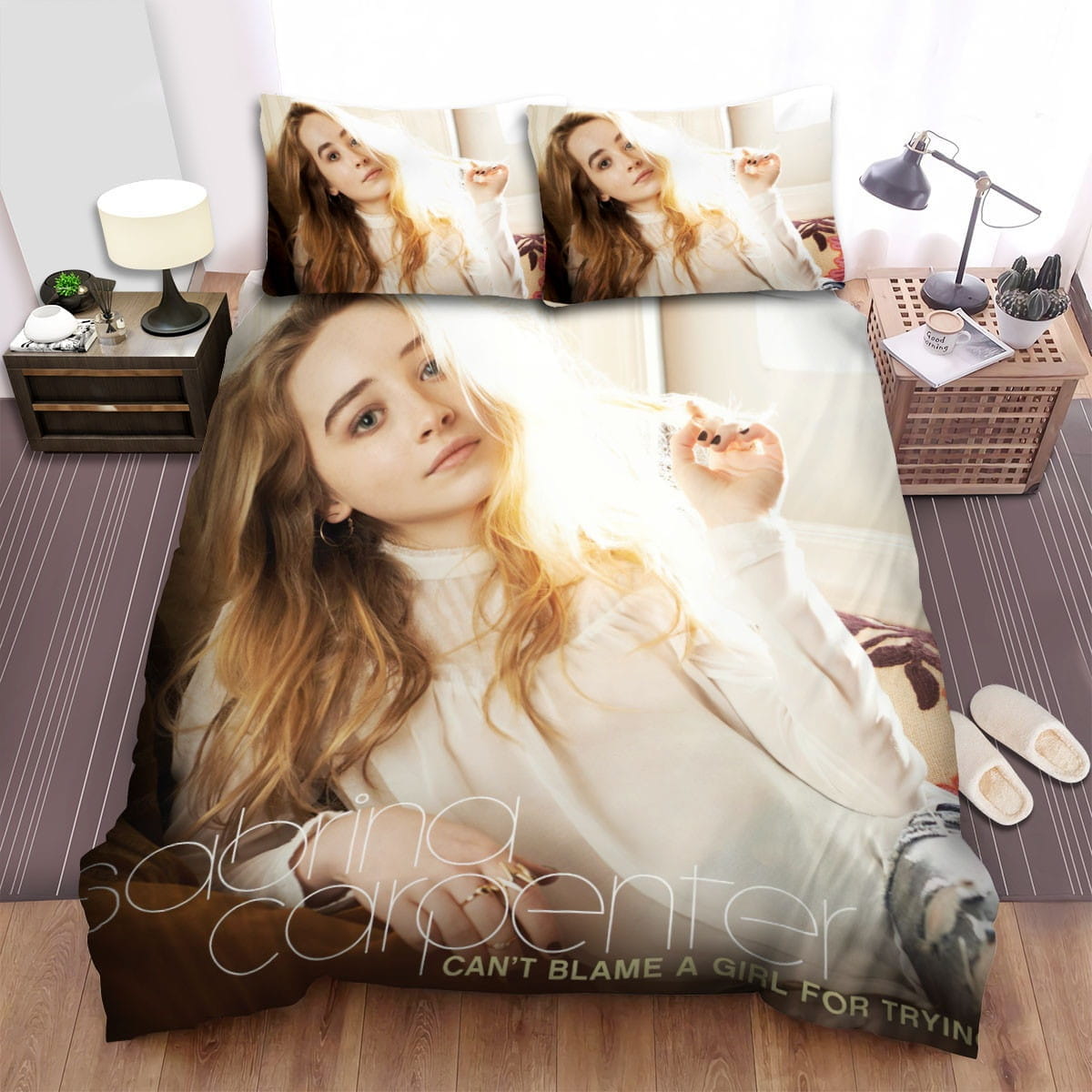 Sabrina Carpenter Bedding Sets Duvet Cover Flatsheet Gift For Christmas Thanksgiving Halloween