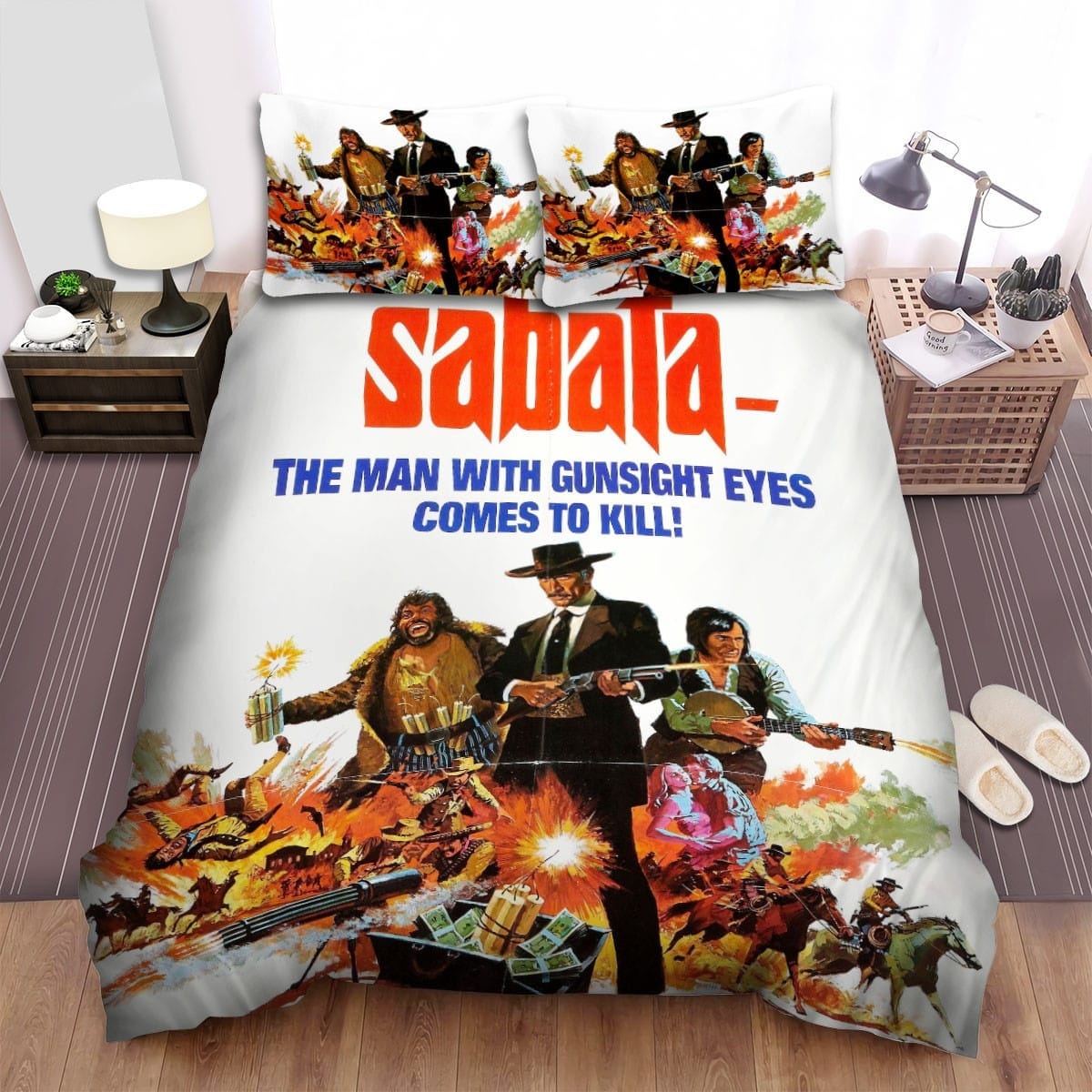 Sabata Movie Poster Bedding Set Duvet Cover Gift For Christmas Birthday Thanksgiving
