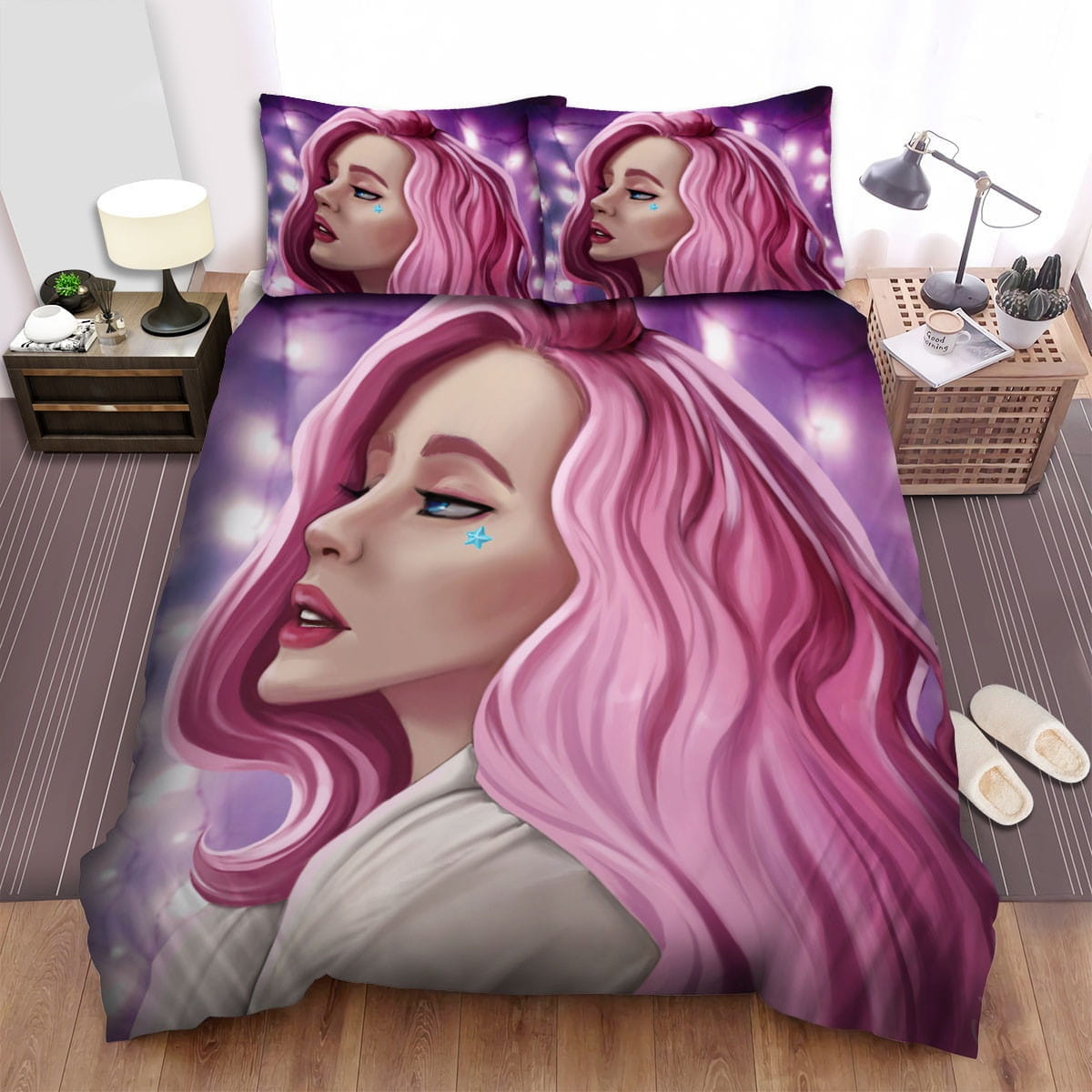 Sabrina Carpenter Pink Hair Bedding Sets Duvet Cover Flatsheet Pillowcases For Every Bedroom