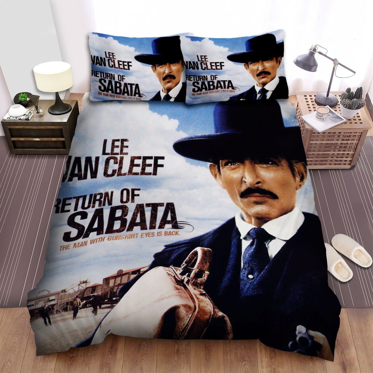 Sabata Movie Poster Bedding Sets Duvet Cover Flatsheet Gift For Wife Husband Besties