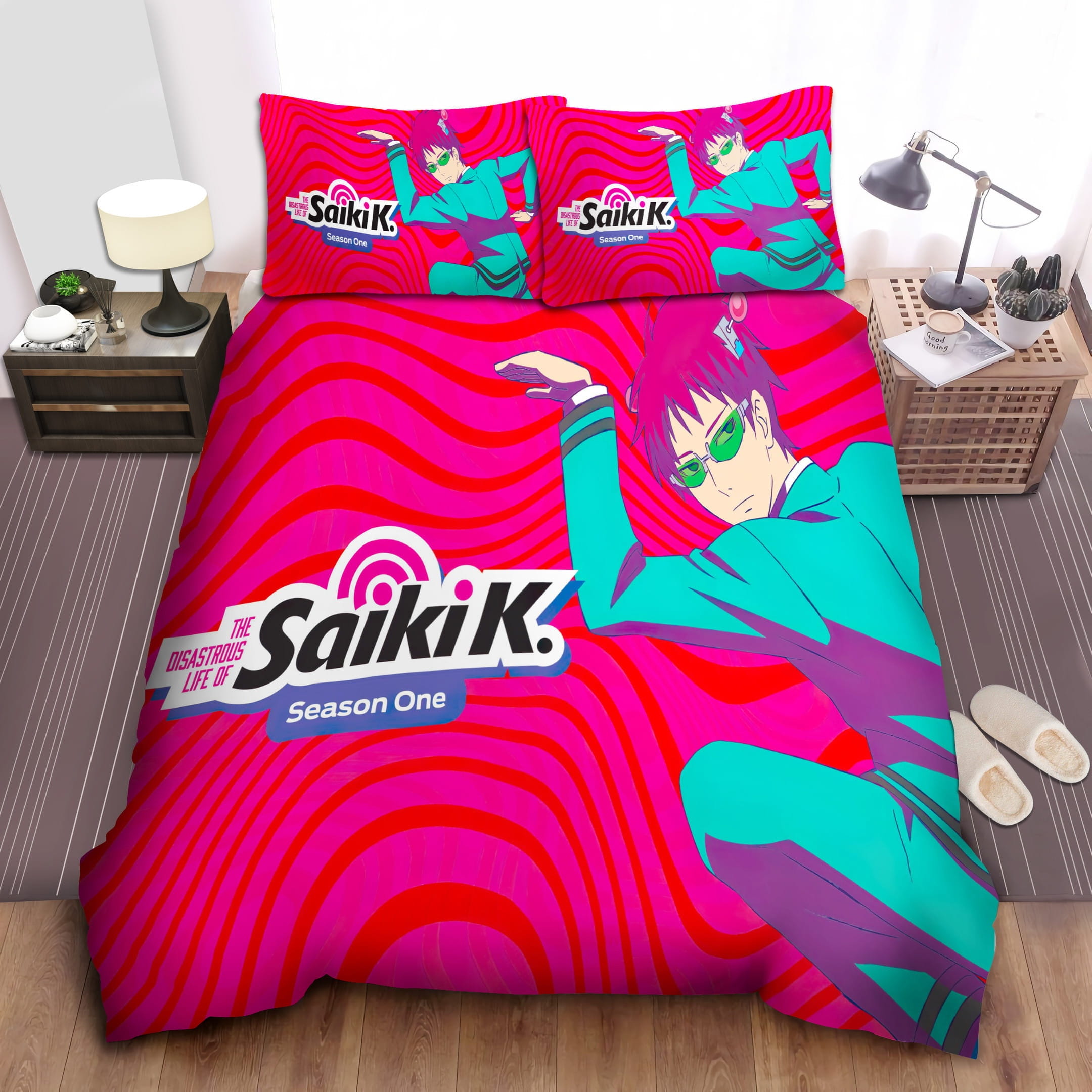 Saiki-K Bedding Sets Duvet Cover Flatsheet Gift For Christmas Thanksgiving Halloween