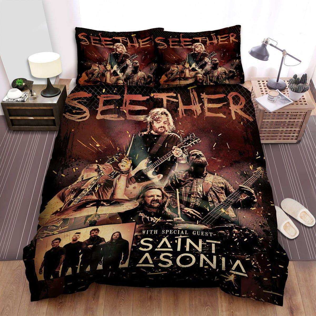 Saint Sonia Seether Bedding Sets Duvet Cover Flatsheet Gift For Christmas Thanksgiving Halloween