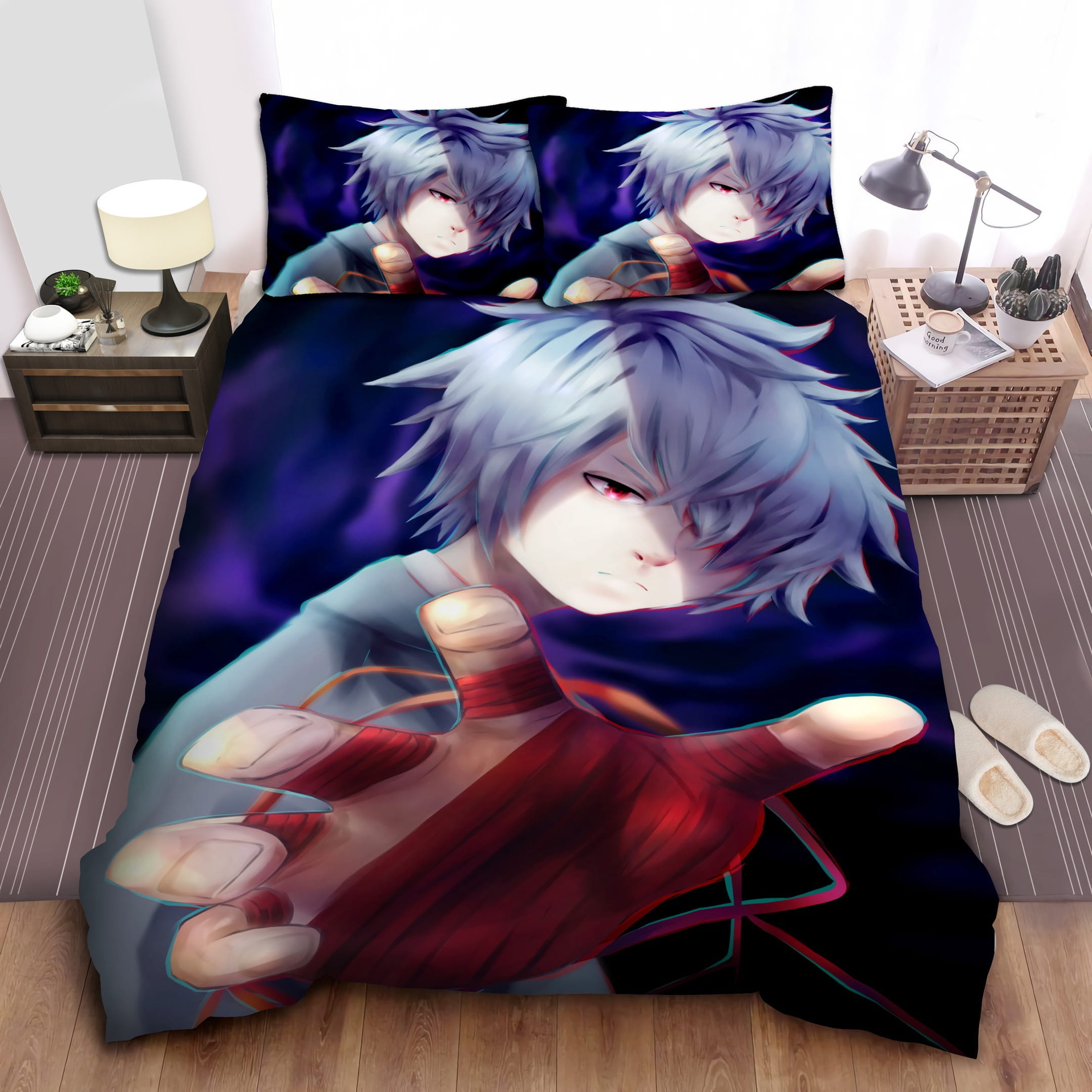 Saiki-K Kaidou Saiki K Bedding Sets Duvet Cover Flatsheet Gift For Wife Husband Besties