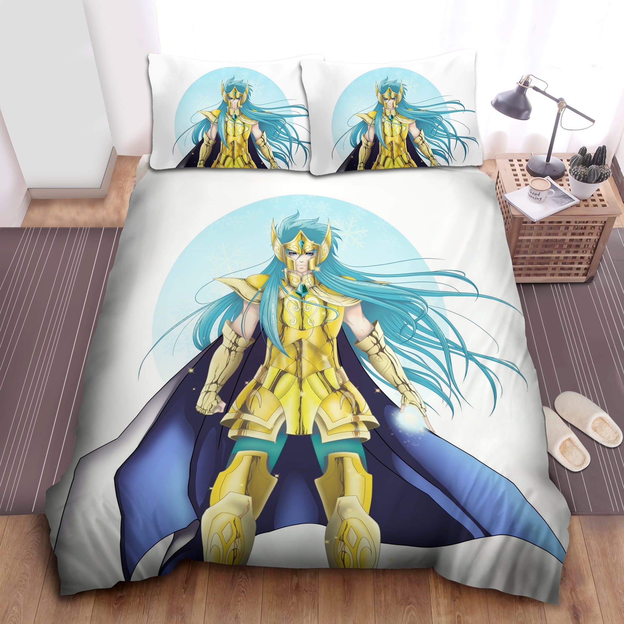 Saint Seiya Camus Bedding Sets Duvet Cover Flatsheet Pillowcase