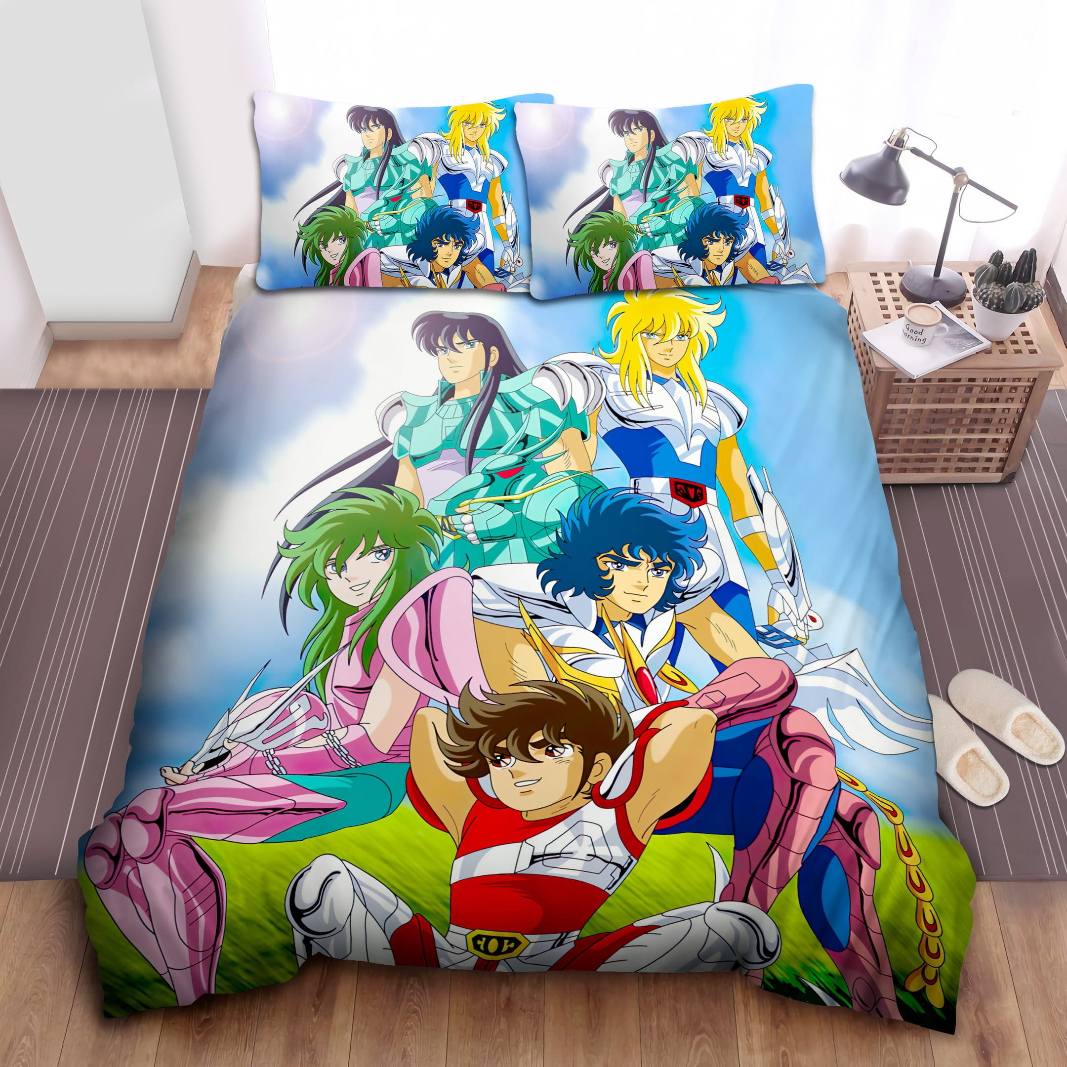 Saint Seiya Bedding Sets Duvet Cover Flatsheet Pillowcase