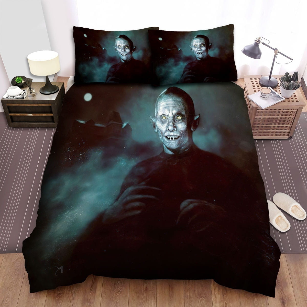 Salems Lot The Dark Night Bedding Sets Duvet Cover Flatsheet Pillowcase
