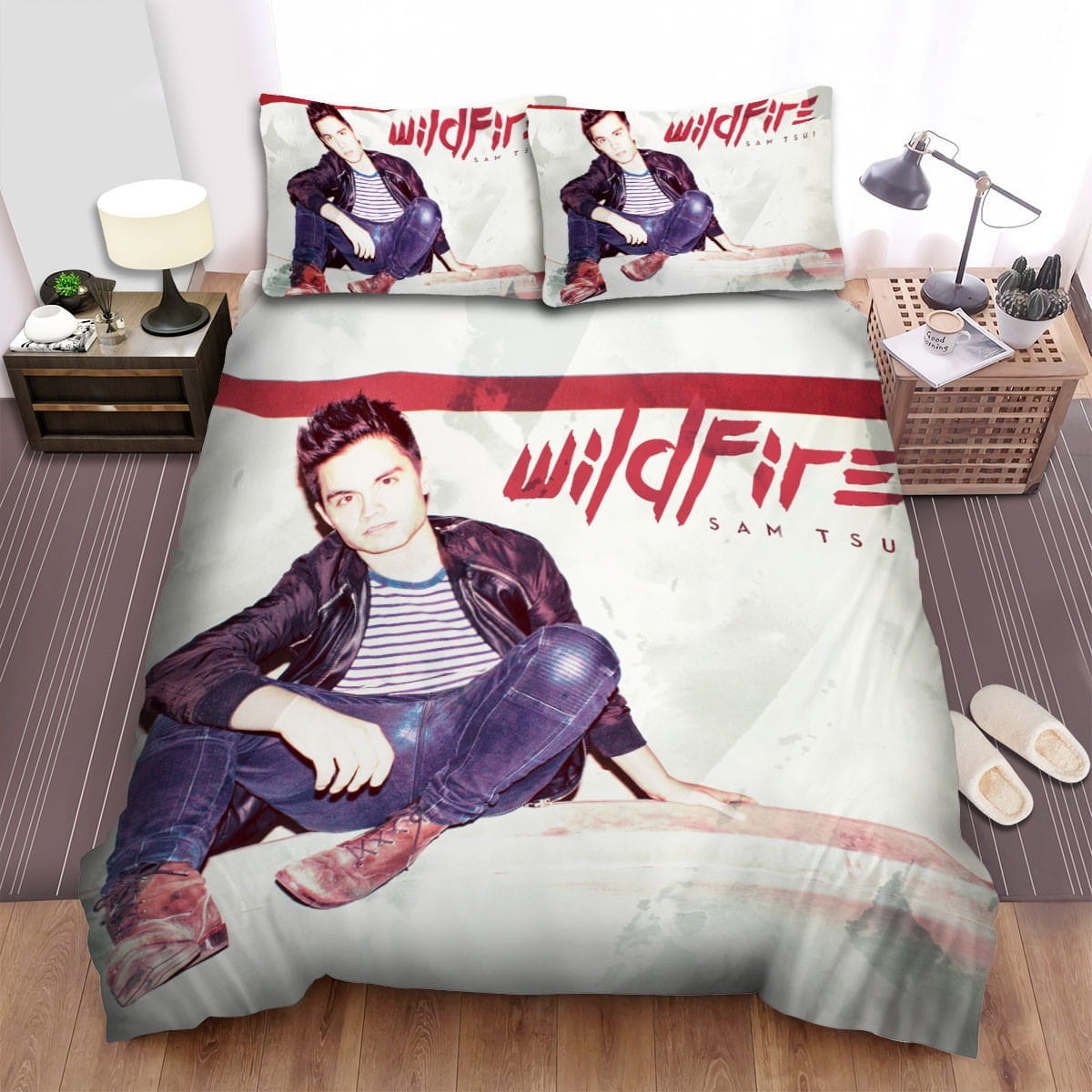 Sam Tsui Wildfire Decorative Bedding Sets with Duvet Cover Flatsheet Pillowcases