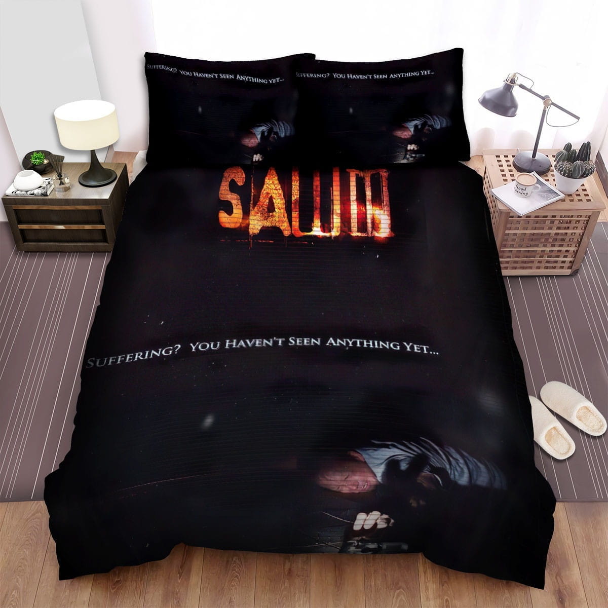 Saw Iii Movie Poster Decorative Bedding Sets with Duvet Cover Flatsheet Pillowcases