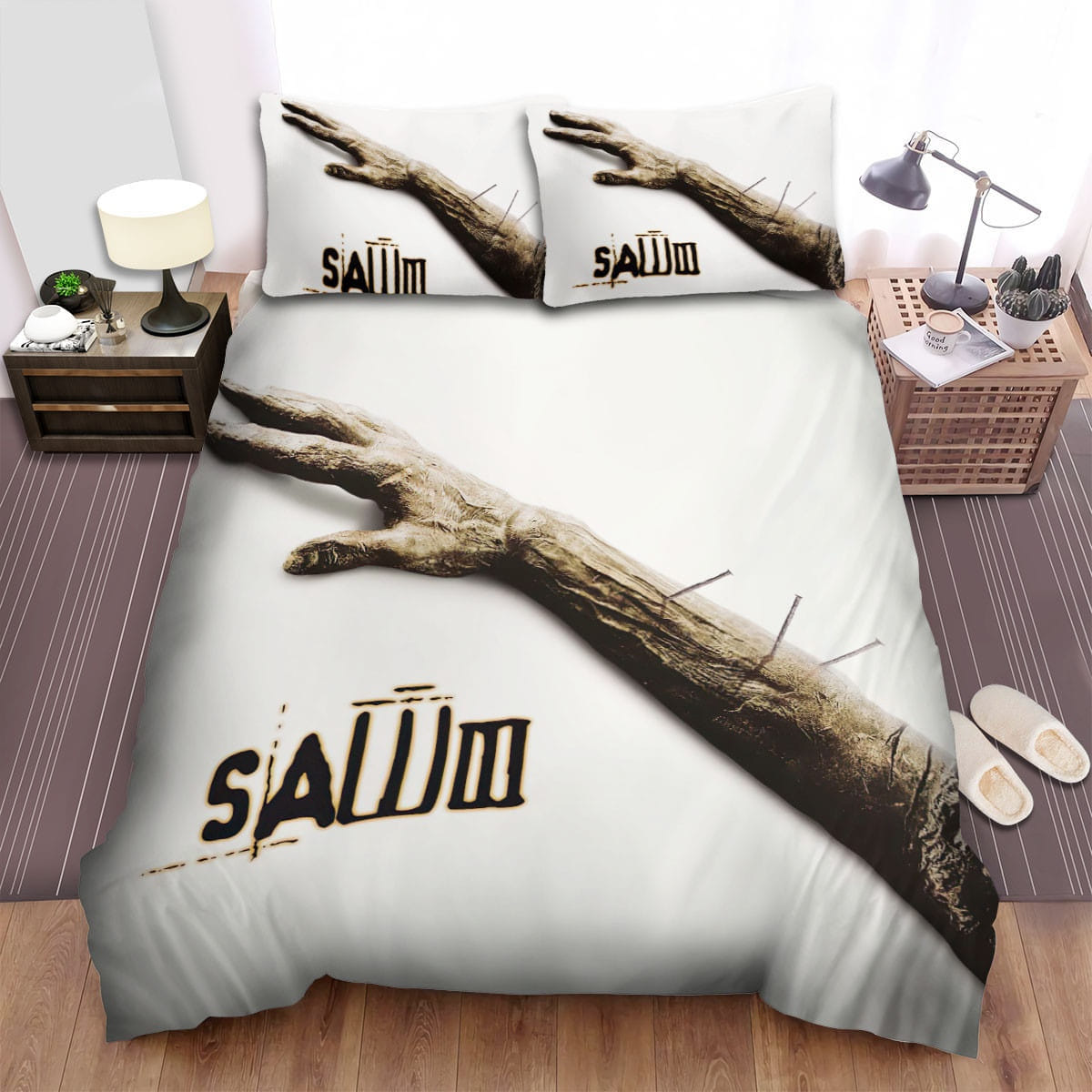 Saw Iii Movie Poster Bedding Sets Duvet Cover Flatsheet Pillowcase