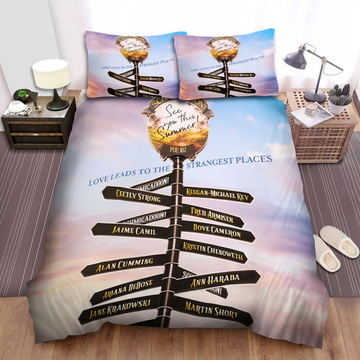 Schmigadoon! Movie Poster 2 Bedding Sets Duvet Cover Flatsheet Gift For Christmas Thanksgiving Halloween