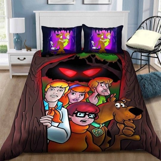 Scooby Doo Bedding Sets Duvet Cover Flatsheet Gift For Wife Husband Besties