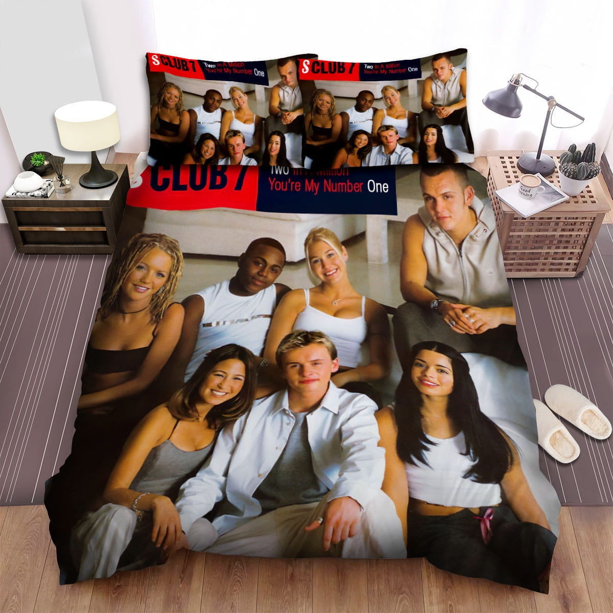 S Club Music Bright Clothes Bedding Sets Duvet Cover Flatsheet Gift For Wife Husband Besties