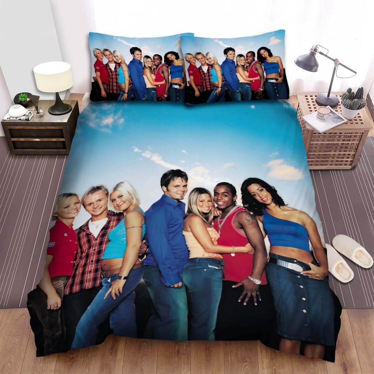 S Club Music Sunshine Bedding Sets Duvet Cover Flatsheet Pillowcase