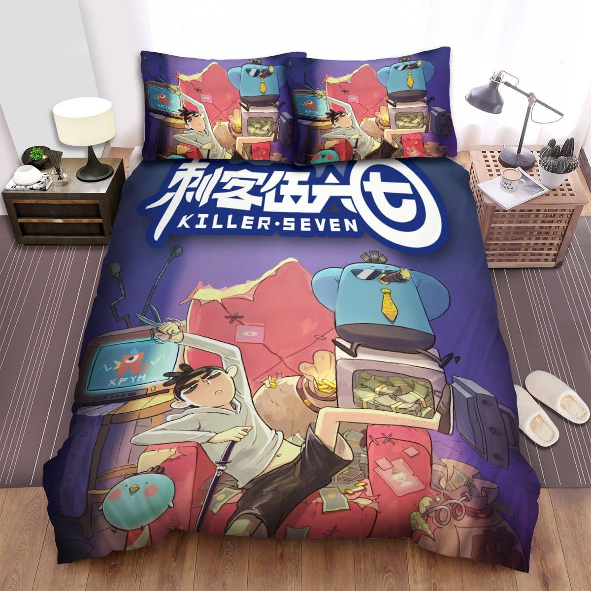 Scissor Seven Lazy Time Bedding Sets Duvet Cover Flatsheet Pillowcases For Every Bedroom