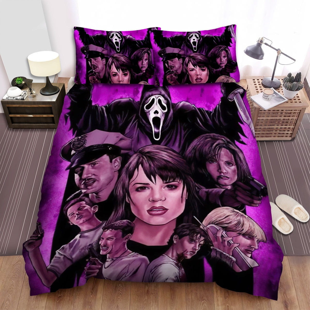 Scream 2 Purple Bedding Sets Duvet Cover Flatsheet Pillowcases For Every Bedroom