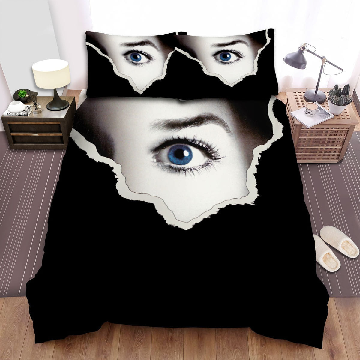 Scream Eyes Decorative Bedding Sets with Duvet Cover Flatsheet Pillowcases