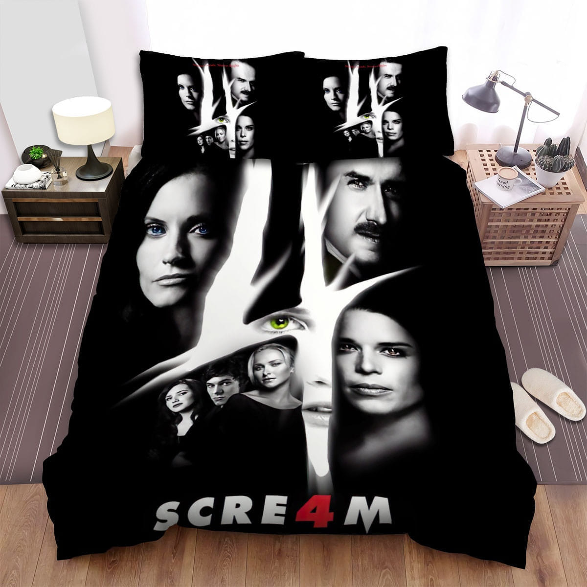 Scream 4 Movie Poster 11 Bedding Set Duvet Cover Gift For Christmas Birthday Thanksgiving