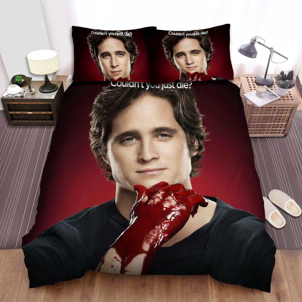 Scream Queens Bloody Hands Bedding Sets Duvet Cover Flatsheet Pillowcases Perfect Gift For Fans