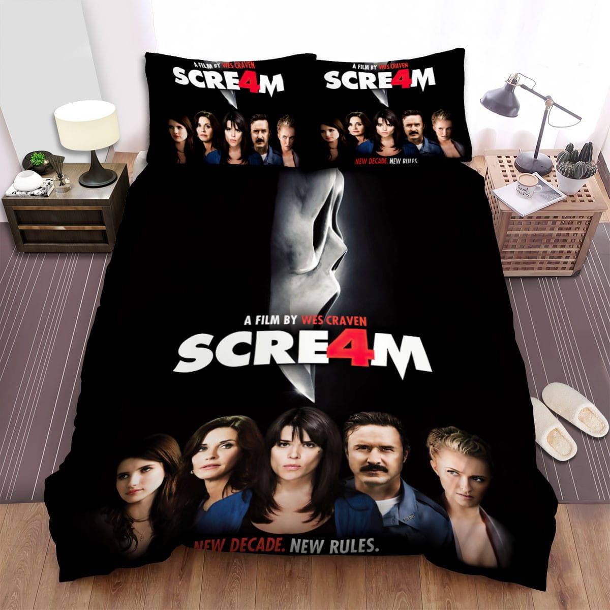 Scream 4 Movie Poster 9 Bedding Sets Duvet Cover Flatsheet Pillowcase