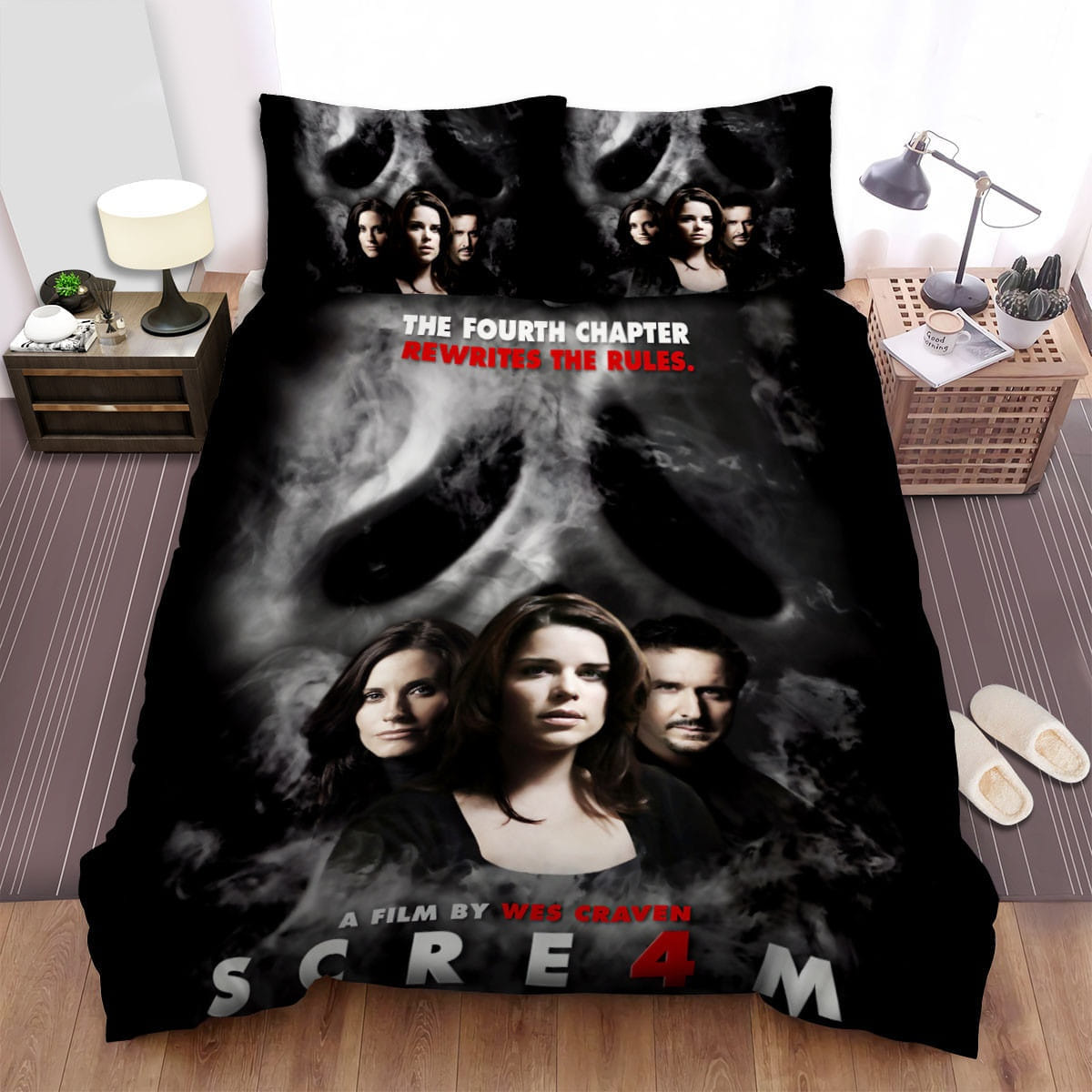 Scream 4 Movie Poster 4 Bedding Sets Duvet Cover Flatsheet Pillowcases For Every Bedroom