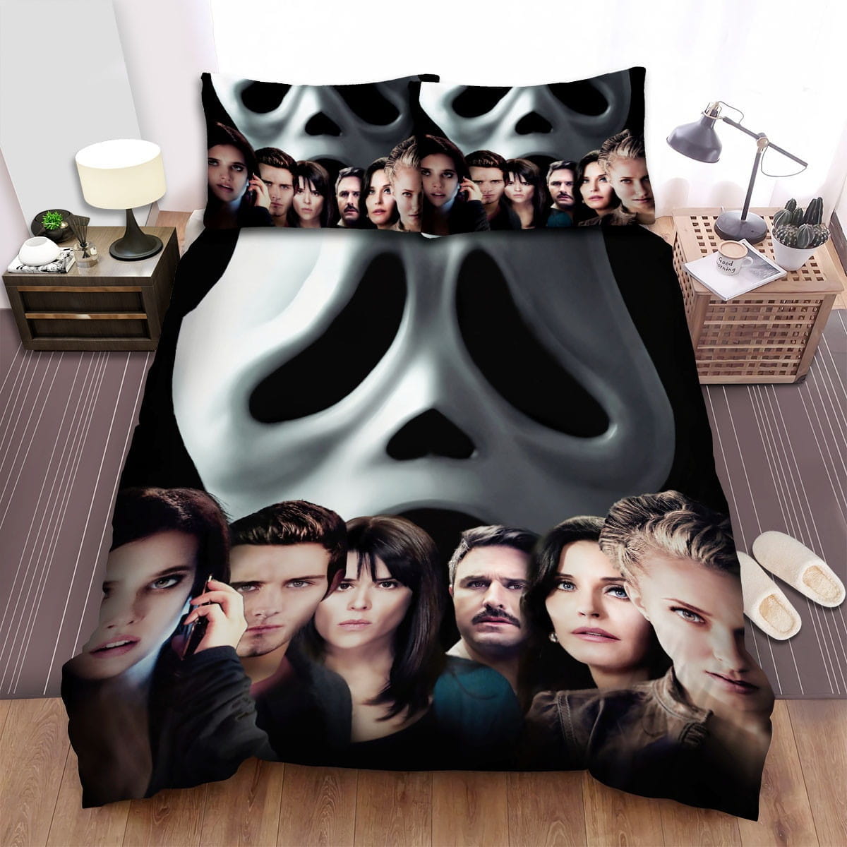 Scream 4 Movie Poster 8 Bedding Sets Duvet Cover Flatsheet Gift For Christmas Thanksgiving Halloween