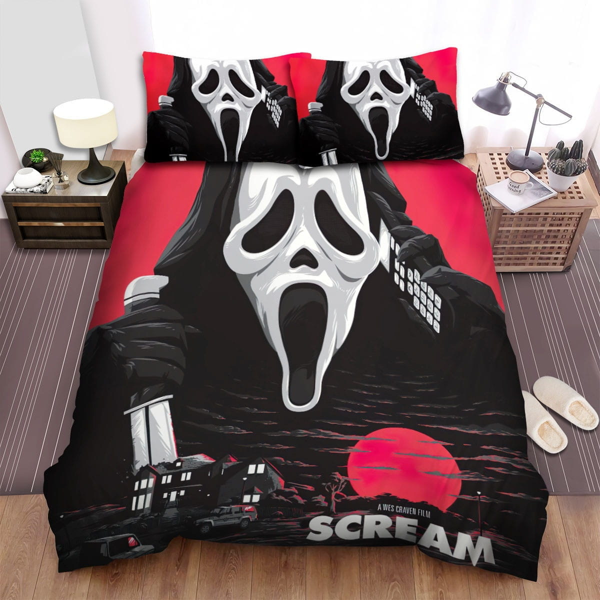 Scream Threaten Bedding Sets Duvet Cover Flatsheet Pillowcases Perfect Gift For Fans