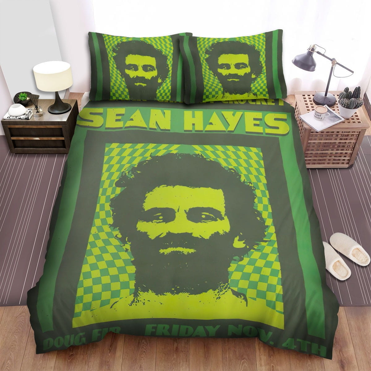 Sean Hayes Art Poster Decorative Bedding Sets with Duvet Cover Flatsheet Pillowcases