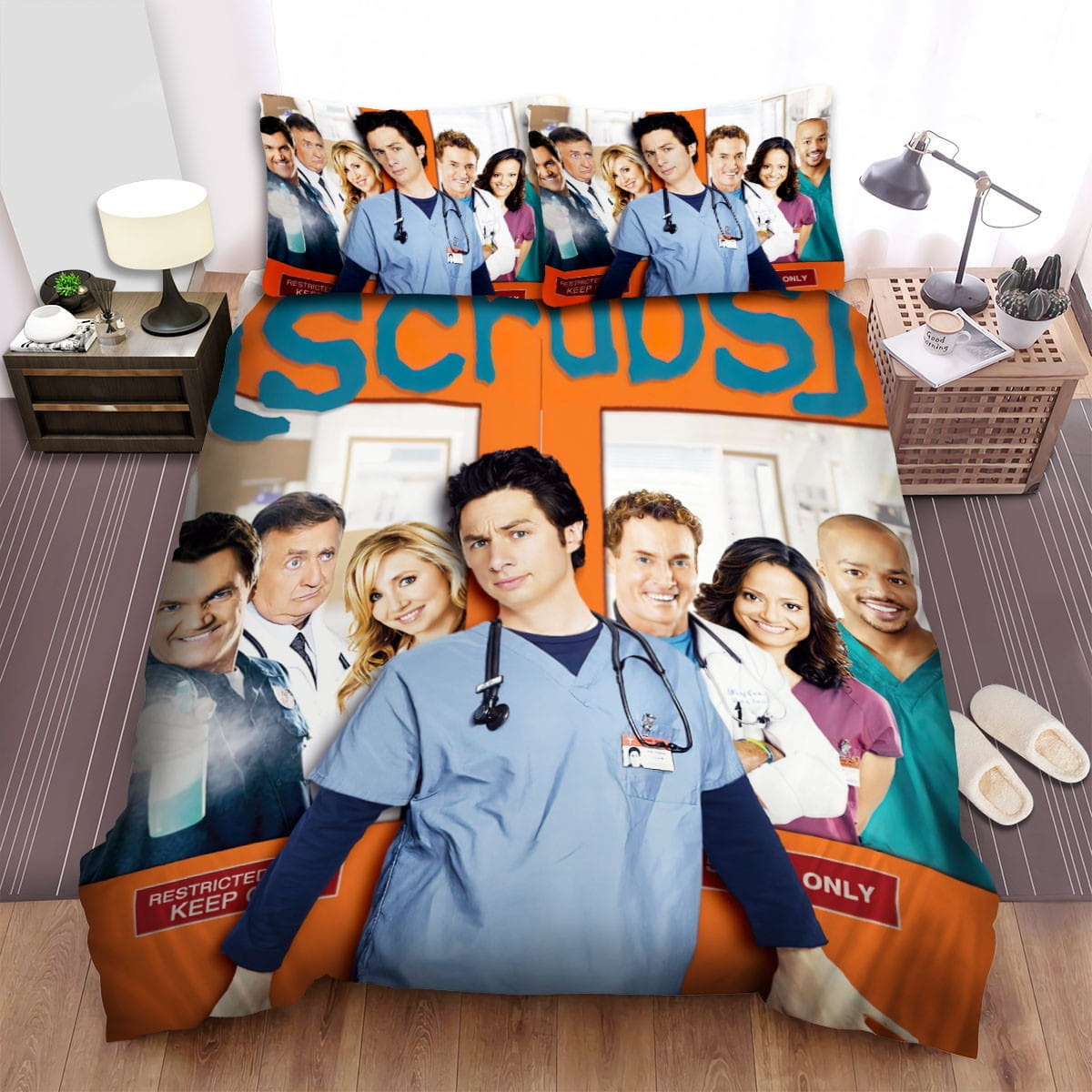Scrubs Movie Poster 5 Bedding Sets Duvet Cover Flatsheet Gift For Wife Husband Besties