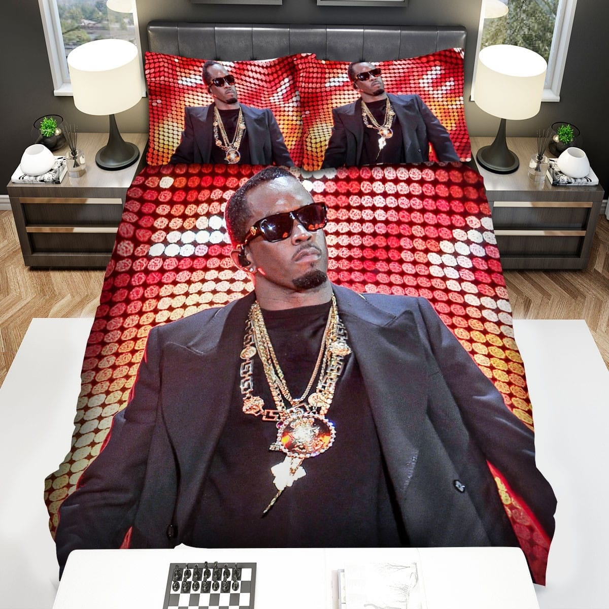 Sean Combs Bedding Set Duvet Cover Gift For Christmas Birthday Thanksgiving