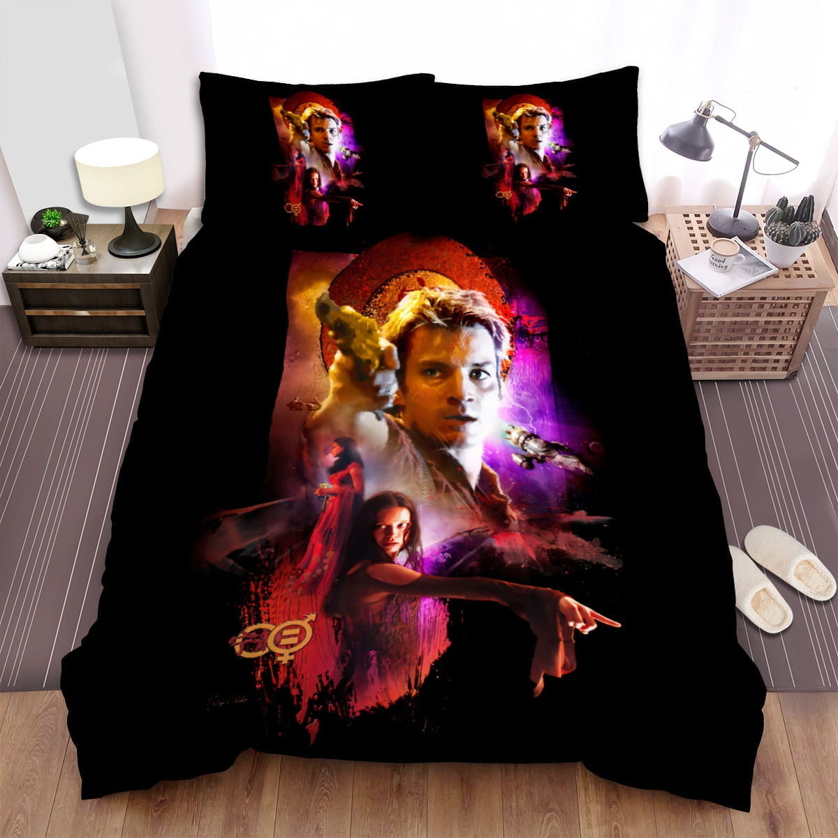 Serenity Movie Art 1 Decorative Bedding Sets with Duvet Cover Flatsheet Pillowcases