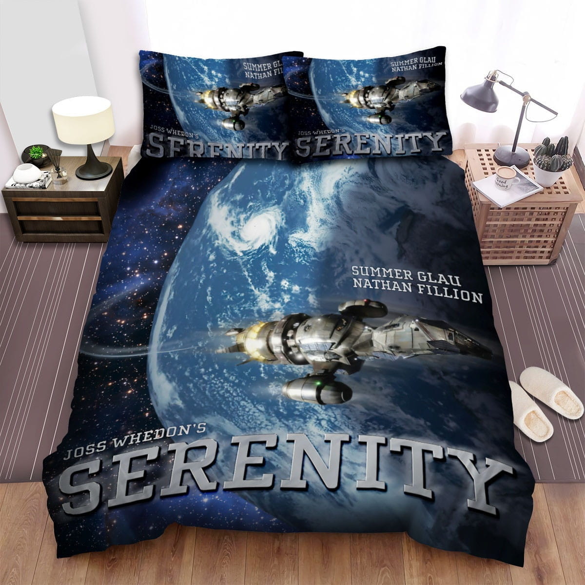 Serenity Explore The Earth Bedding Sets Duvet Cover Flatsheet Gift For Christmas Thanksgiving Halloween