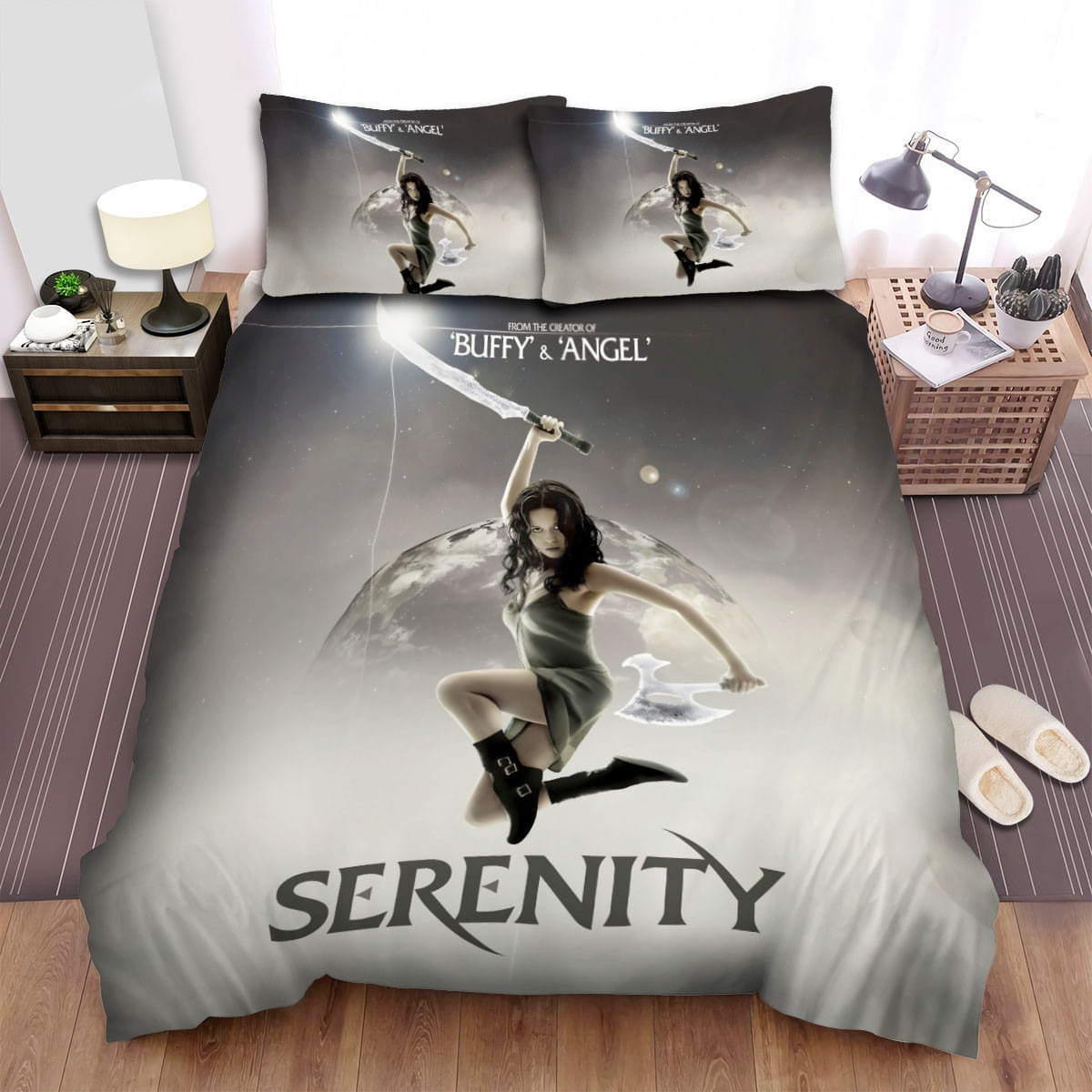 Serenity Movie Poster 4 Bedding Sets Duvet Cover Flatsheet Gift For Christmas Thanksgiving Halloween