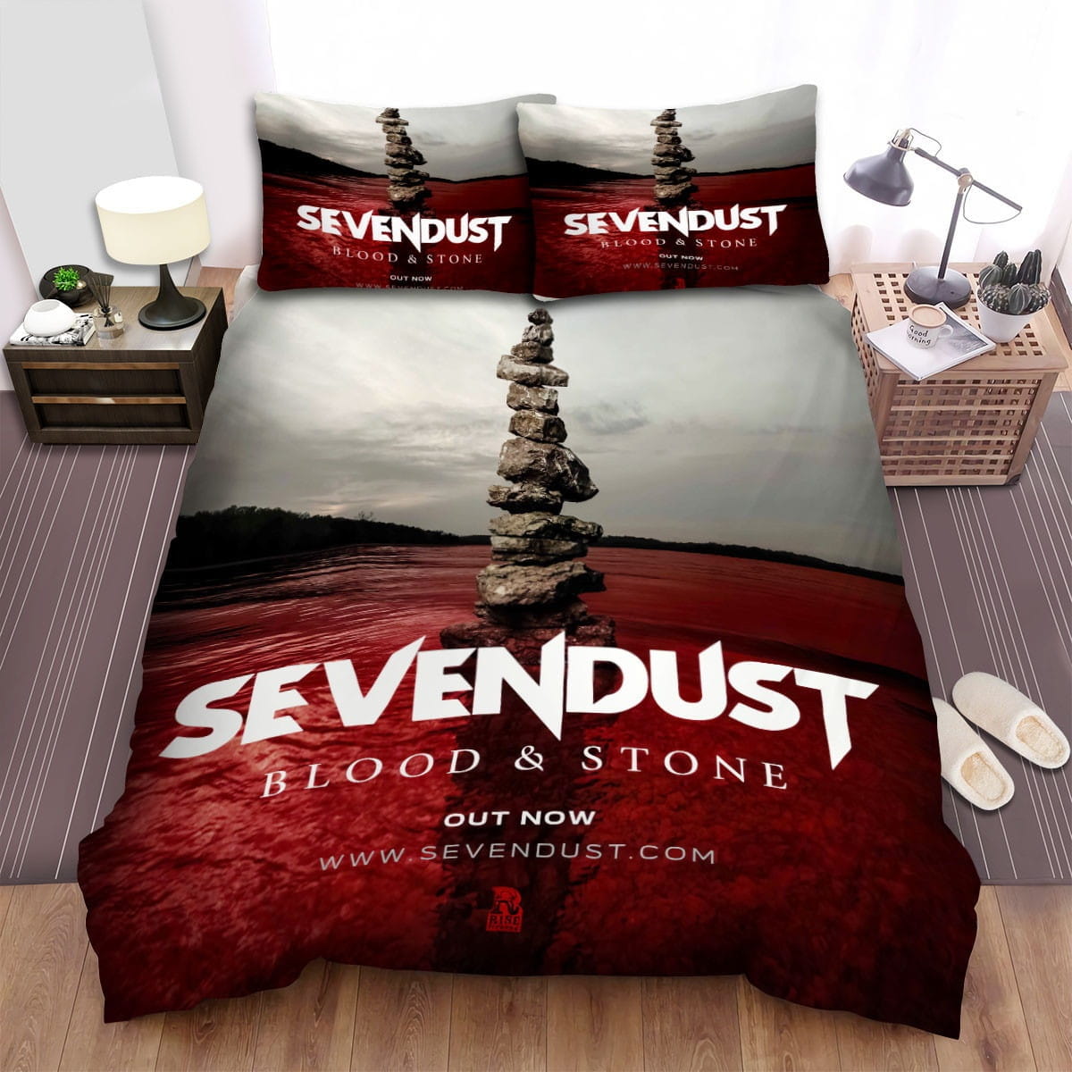 Sevendust Blood & Stone Decorative Bedding Sets with Duvet Cover Flatsheet Pillowcases