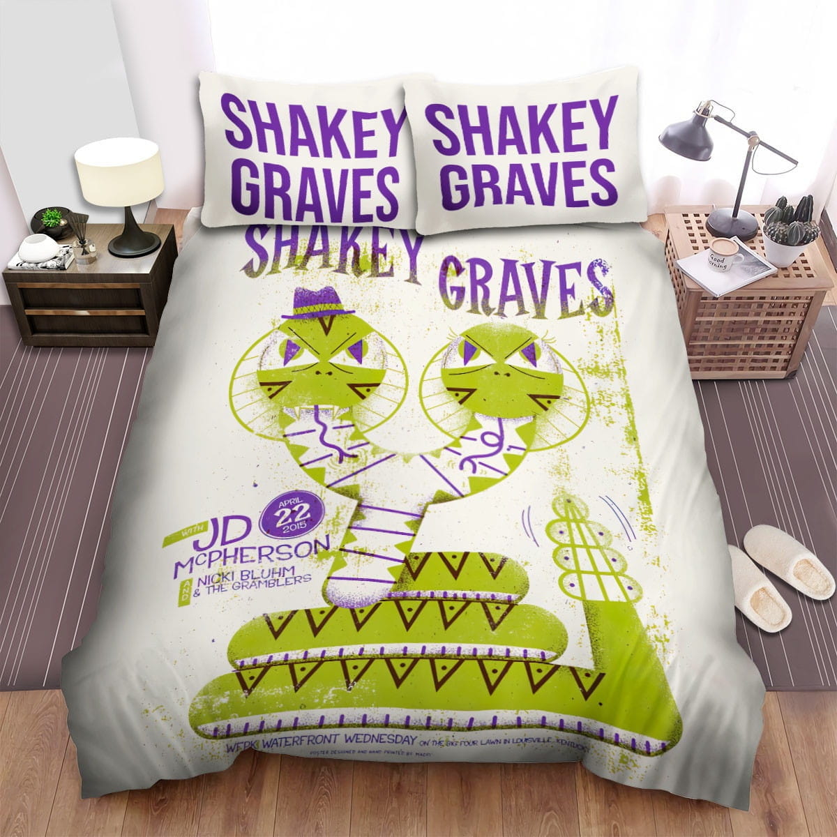 Shakey Graves Snake Bedding Sets Duvet Cover Flatsheet Pillowcases For Every Bedroom
