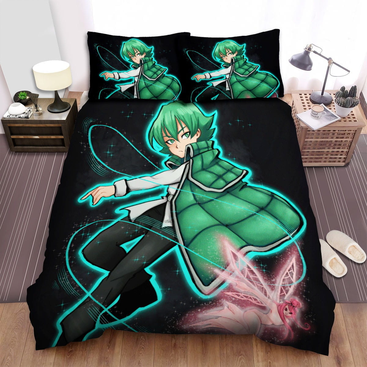 Shaman King Lyserg Solo Bedding Sets Duvet Cover Flatsheet Gift For Christmas Thanksgiving Halloween
