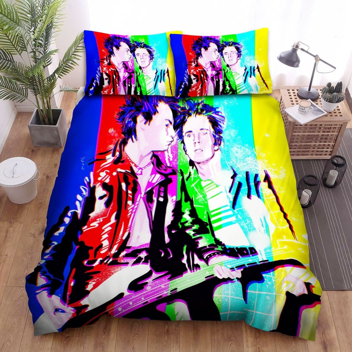 Sex Pistols Colourful Bedding Sets Duvet Cover Flatsheet Pillowcase