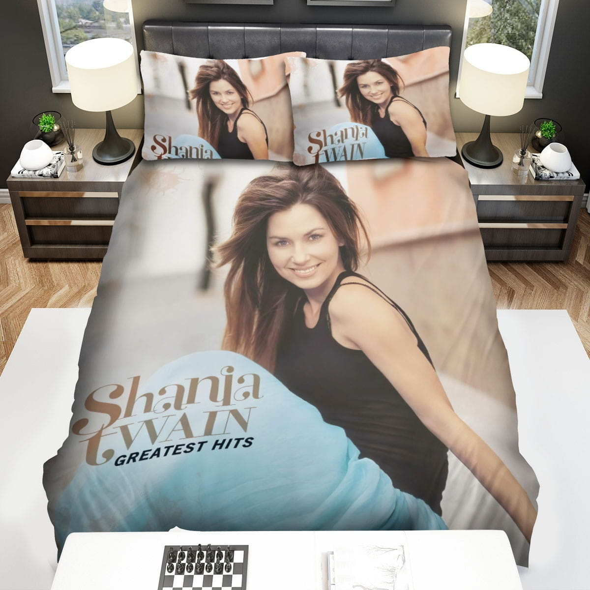 Shania Twain Greatest Hits Bedding Sets Duvet Cover Flatsheet Pillowcases Perfect Gift For Fans