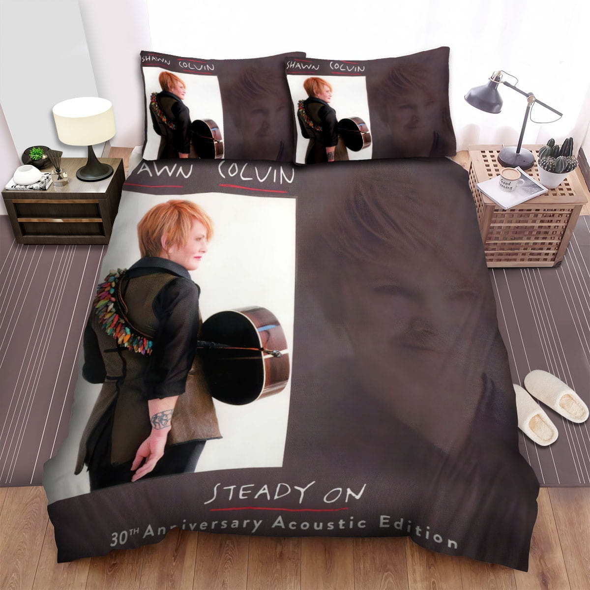 Shawn Colvin Decorative Bedding Sets with Duvet Cover Flatsheet Pillowcases