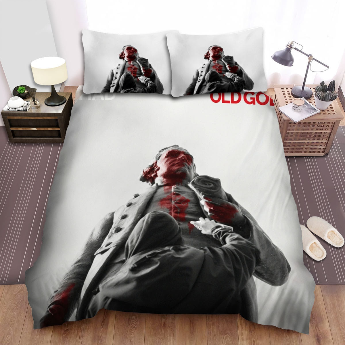 Shihad Band Old God Bedding Sets Duvet Cover Flatsheet Gift For Christmas Thanksgiving Halloween