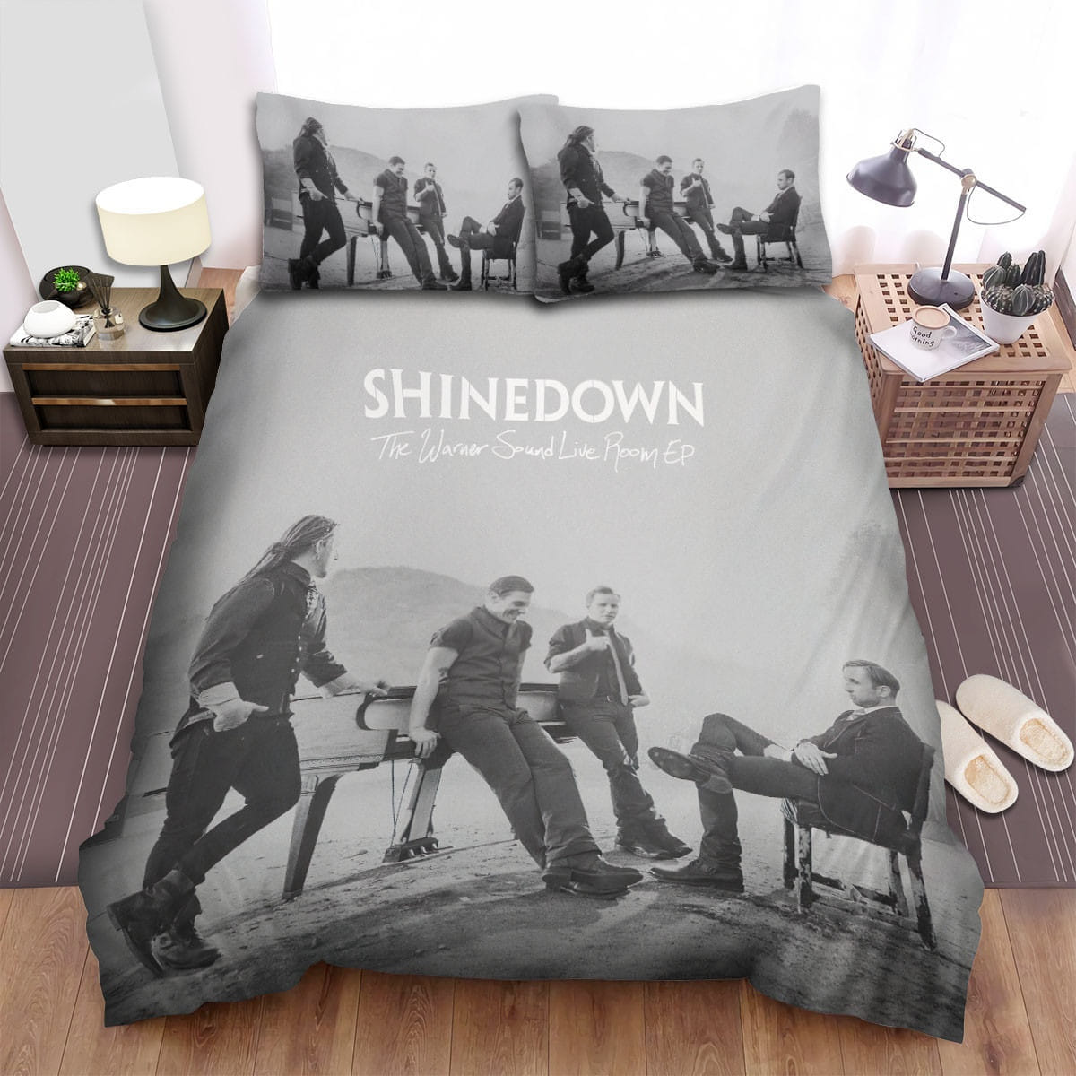 Shinedown Photo Cover Hits Decorative Bedding Sets with Duvet Cover Flatsheet Pillowcases