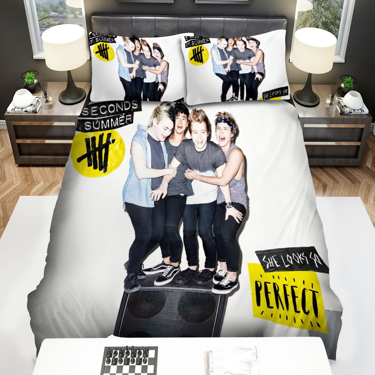 She Looks So Perfect 5 Sos Bedding Sets Duvet Cover Flatsheet Pillowcase
