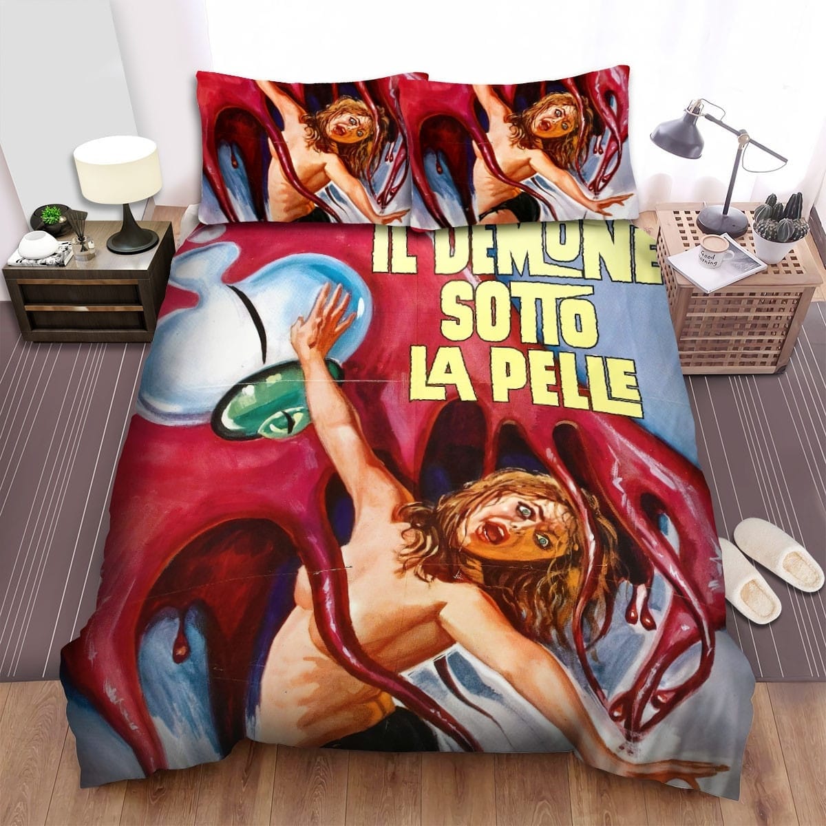 Shivers Movie Poster 2 Bedding Sets Duvet Cover Flatsheet Pillowcases Perfect Gift For Fans