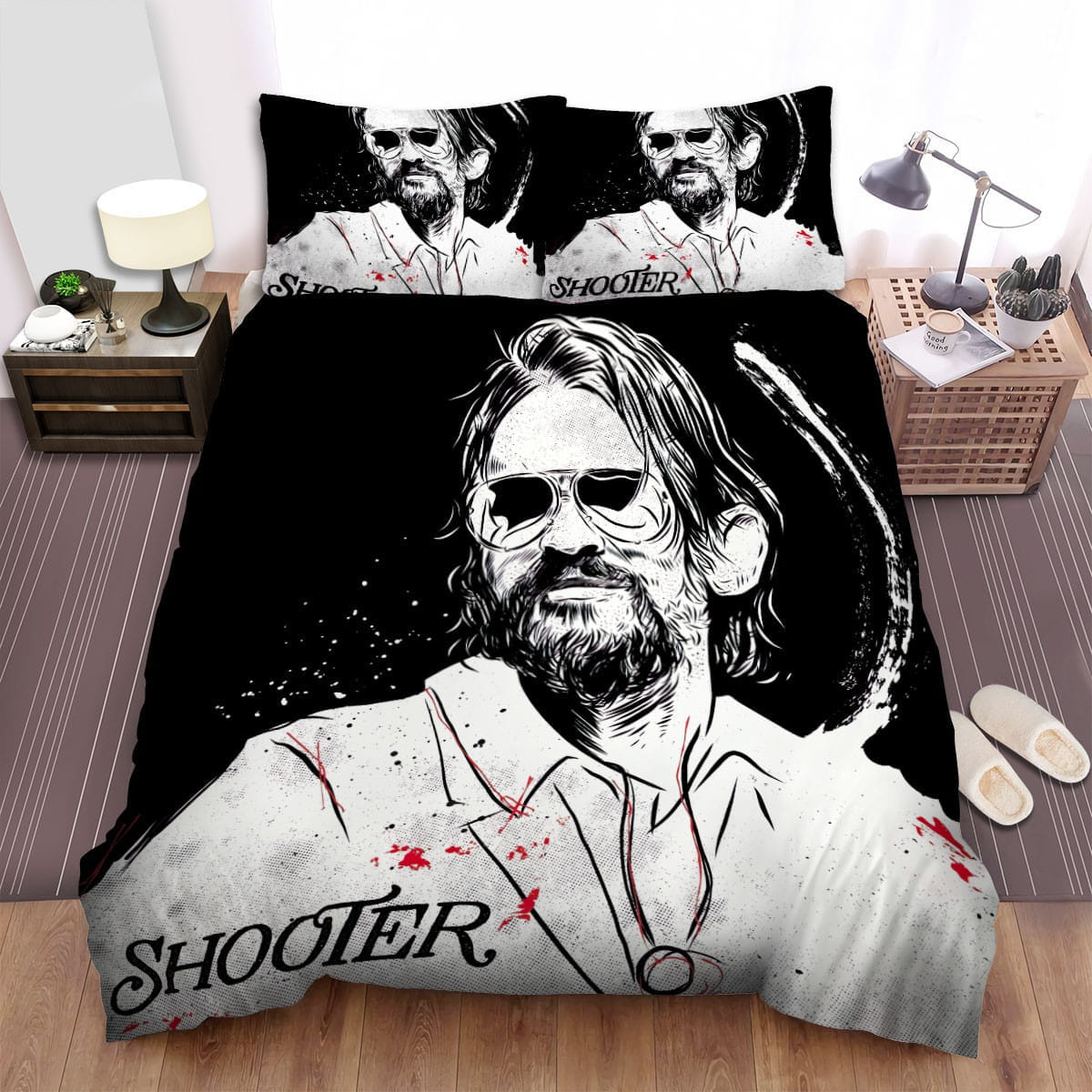Shooter Jennings Art Bedding Sets Duvet Cover Flatsheet Pillowcases For Every Bedroom